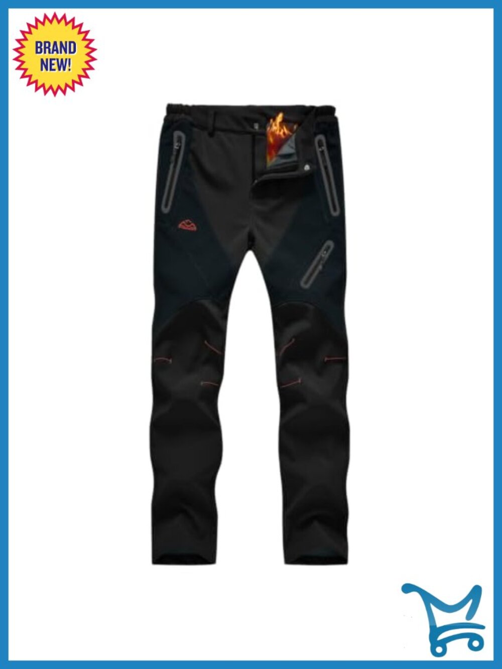 Women's Fleece Lined Water Resistant Winter Hiking Snow Ski Pants